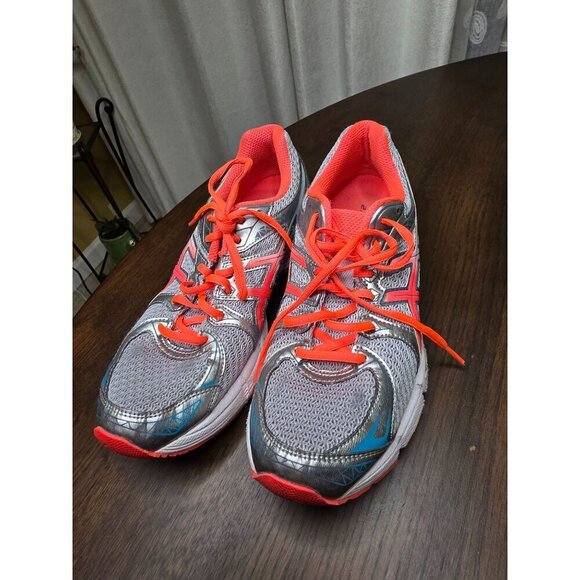 Asics GEL-Exalt 2 Womens Size 9 Orange Gray Fluid Fit Running Walking Shoes - Picture 6 of 16